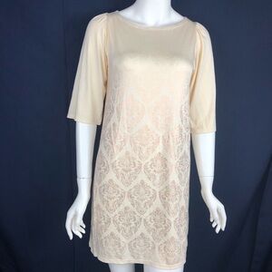𝅺NEW-LURE High Fashion Keepsake RoseGold ShiftDress